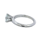 Tiffany & Co 1.25 Carat Round Brilliant G VS1 Diamond Platinum Engagement Ring
