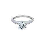 Tiffany & Co 1.25 Carat Round Brilliant G VS1 Diamond Platinum Engagement Ring