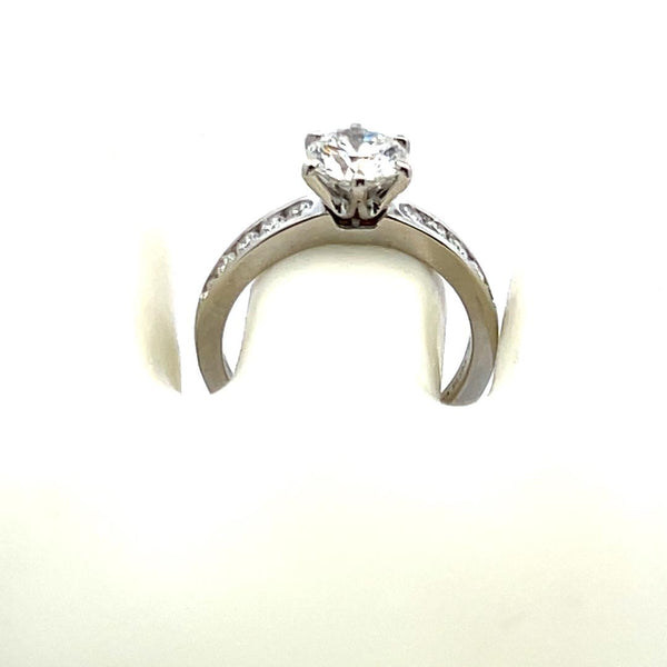 Tiffany & Co 1.49 Carat Round Brilliant Diamond Platinum Engagement Ring