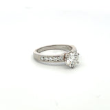 Tiffany & Co 1.49 Carat Round Brilliant Diamond Platinum Engagement Ring