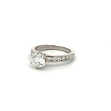 Tiffany & Co 1.49 Carat Round Brilliant Diamond Platinum Engagement Ring