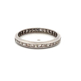 0.60 Carat Round Brilliant Diamond Size 5.5 Platinum Enternity Band Ring