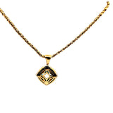 Bvlgari Vintage 44.30 Grams Aqua 18 Karat Yellow Gold Pendant Necklace