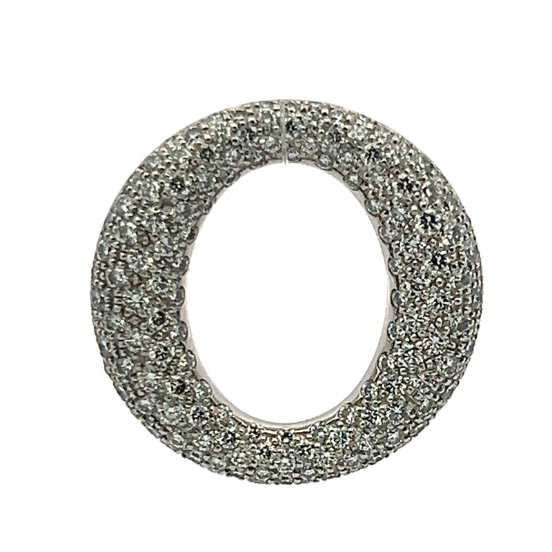 Tiffany & Co 1.70 Carat Round Brilliant Diamond Platinum Pendant Necklace