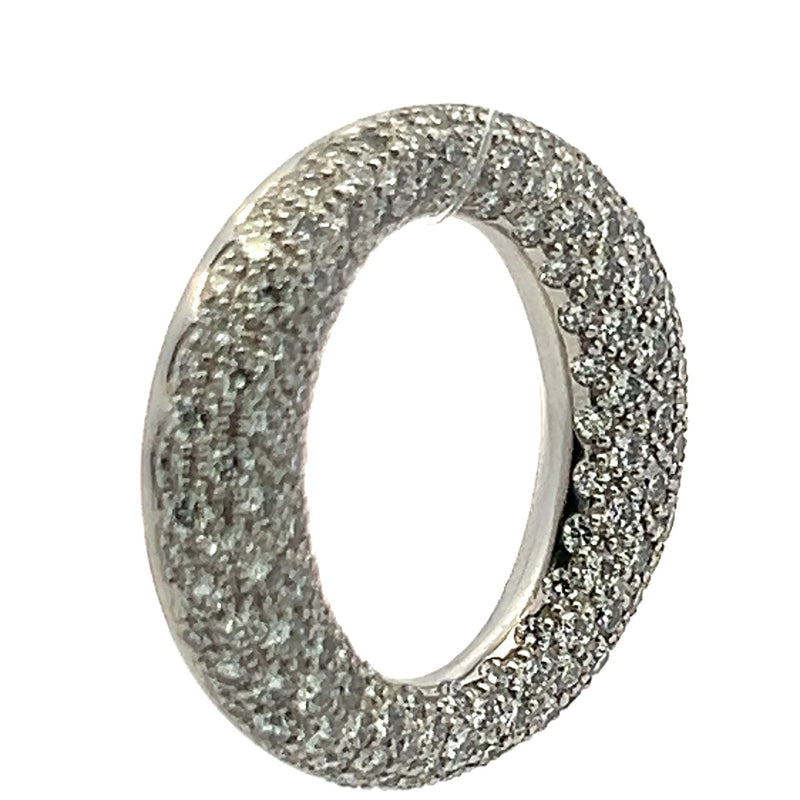 Tiffany & Co 1.70 Carat Round Brilliant Diamond Platinum Pendant Necklace