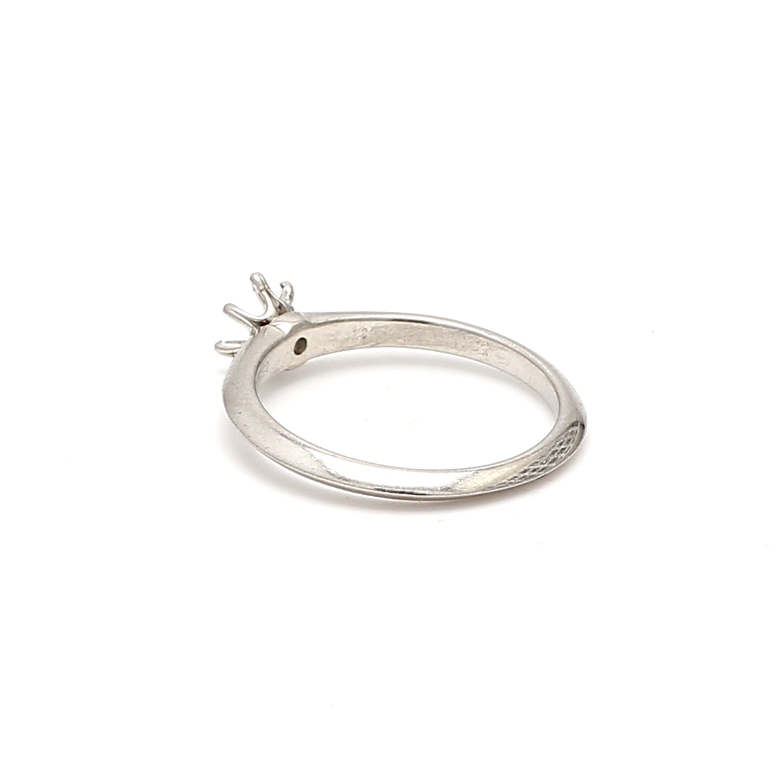 Tiffany & Co Vintage 3.20 Grams Size 6 Platinum Semi Mount Ring