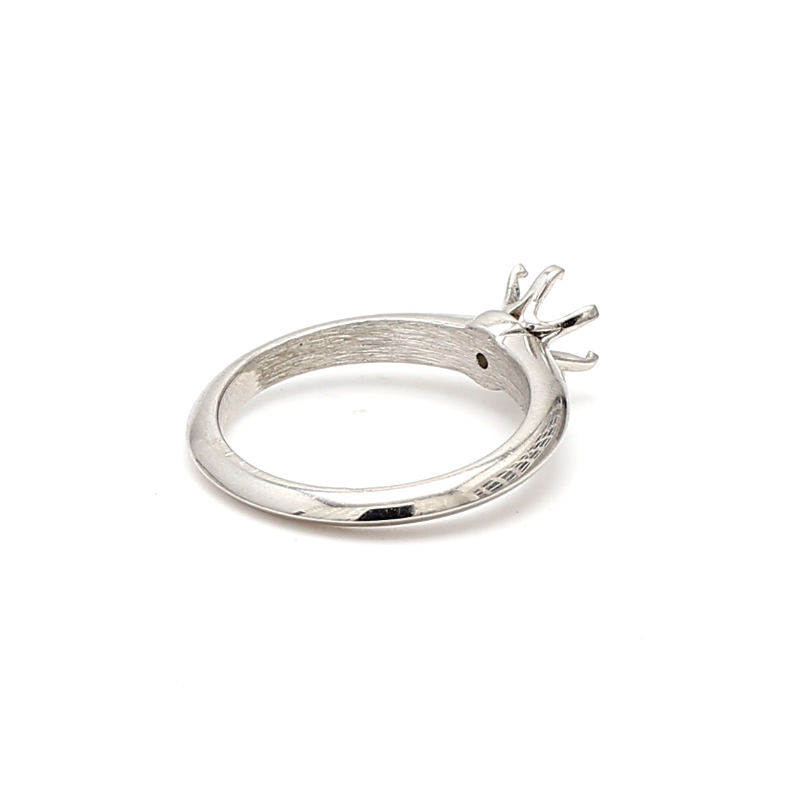 Tiffany & Co Vintage 5.30 Grams Size 6 Platinum Semi Mount Ring