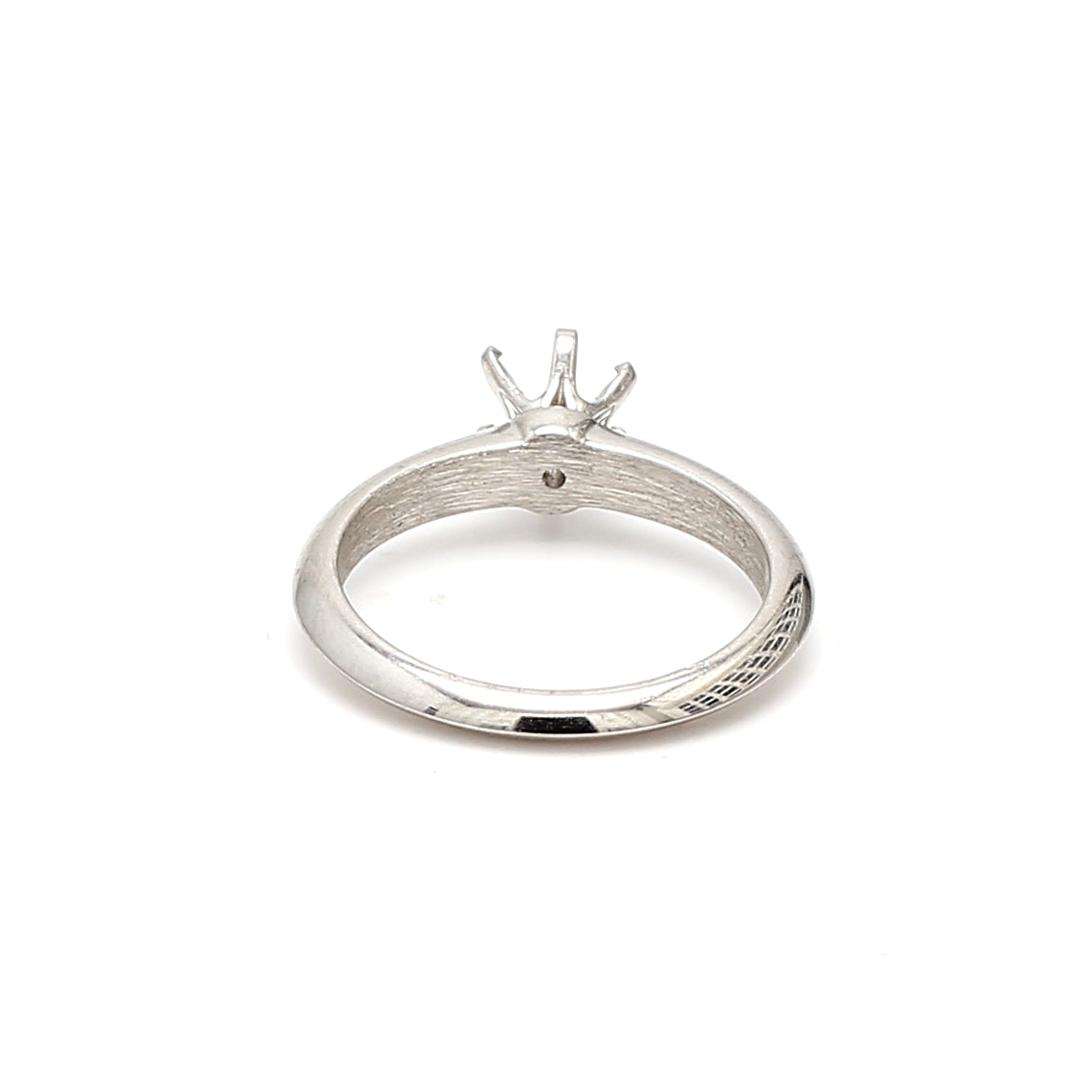 Tiffany & Co Vintage 5.30 Grams Size 6 Platinum Semi Mount Ring