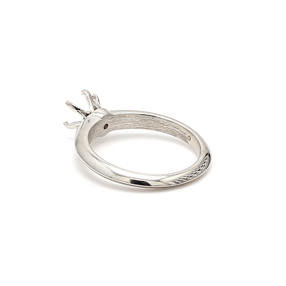 Tiffany & Co Vintage 5.30 Grams Size 6 Platinum Semi Mount Ring