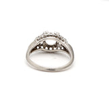 Vintage 3.70 Grams Size 4 Platinum Semi Mount Ring