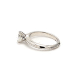 Tiffany & Co 0.65 Carat Round Brilliant H VVS2 Diamond Platinum Engagement Ring