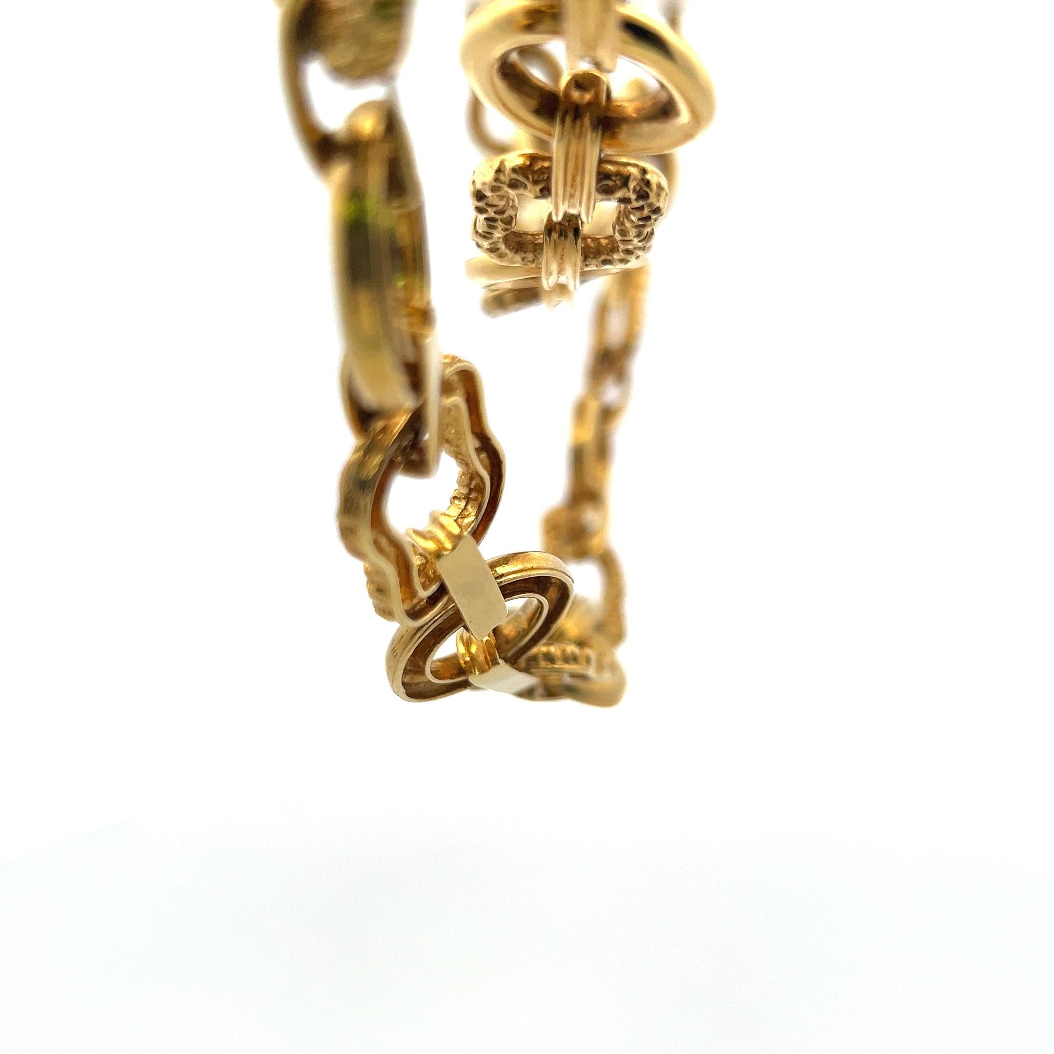 Vintage 171.60 Grams 36 Inch 18 Karat Yellow Gold Gold Necklace Necklace