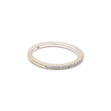 White Gold Band Ring