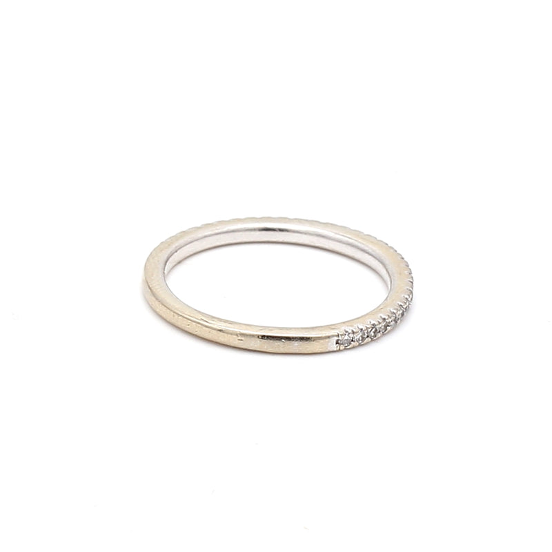 White Gold Band Ring