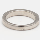 0.45 Carat Round Brilliant H VS2 Diamond Platinum Band Ring