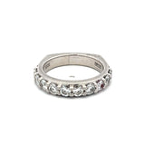 1.00 Carat Round Brilliant I VS1 Diamond Platinum Band Ring