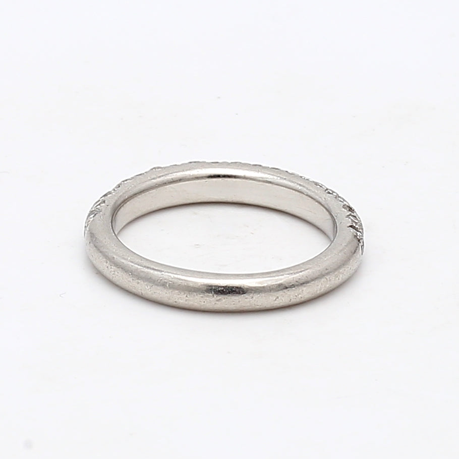 0.30 Carat Round Brilliant G SI1 Diamond Platinum Band Ring