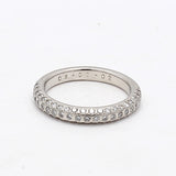 0.30 Carat Round Brilliant G SI1 Diamond Platinum Band Ring