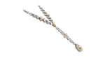 16.55 Carat Round Pear and Oval Fancy Yellow Diamond 18K WG Drop Necklace