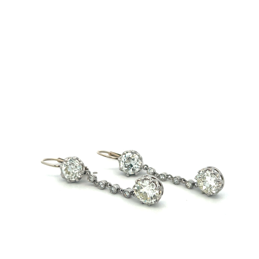 Engagement 1.31 Ct Old European Cut Diamond L-VS2 with GIA Certificate