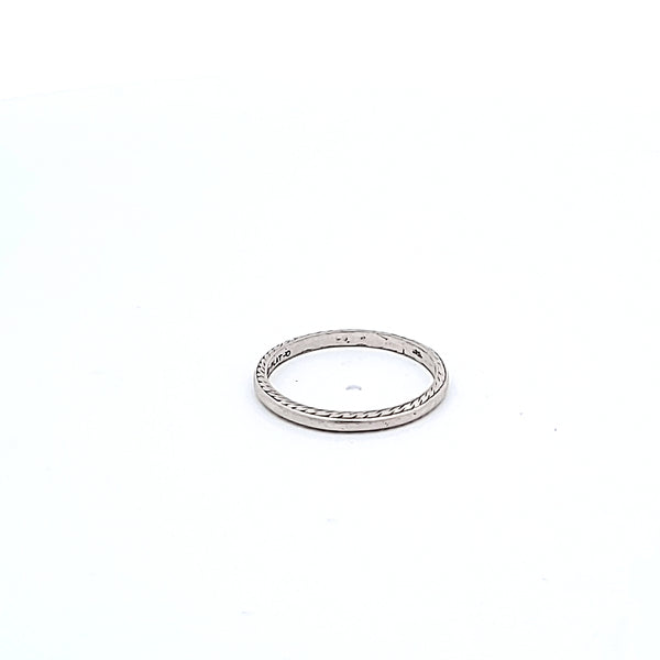 Vintage 2.20 Grams Size 6 Platinum Band Ring