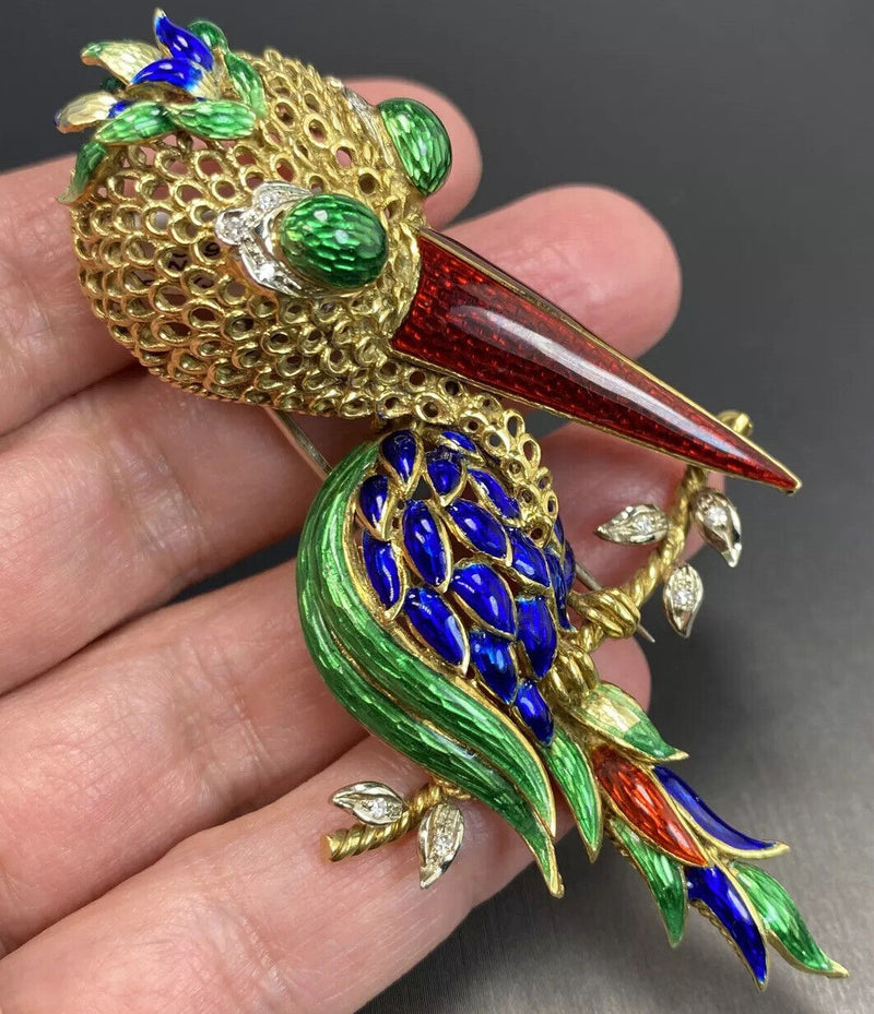 Yellow Gold Brooch