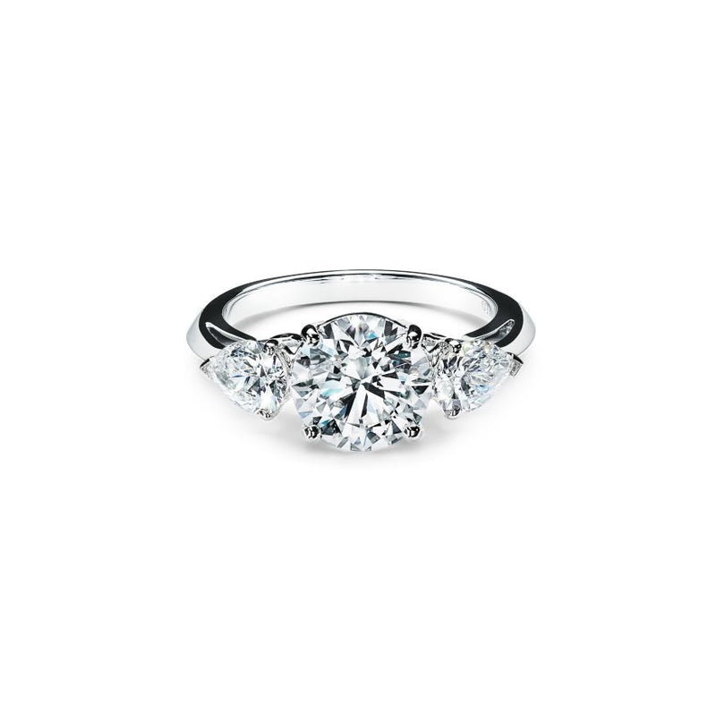 Tiffany and Co 1.64 Carat Round Brilliant E-VS1 Diamond Platinum Engagement Ring