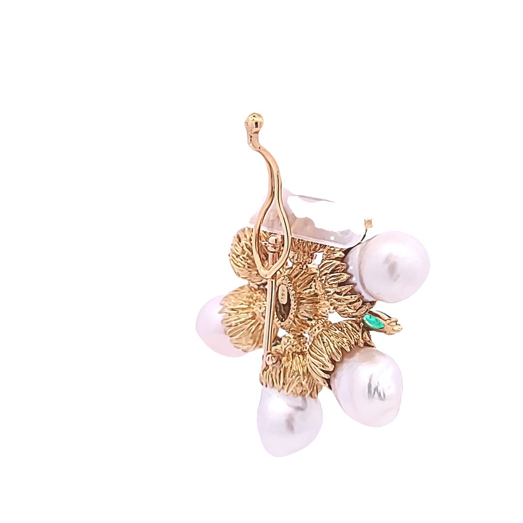Gold Pendant and Brooch