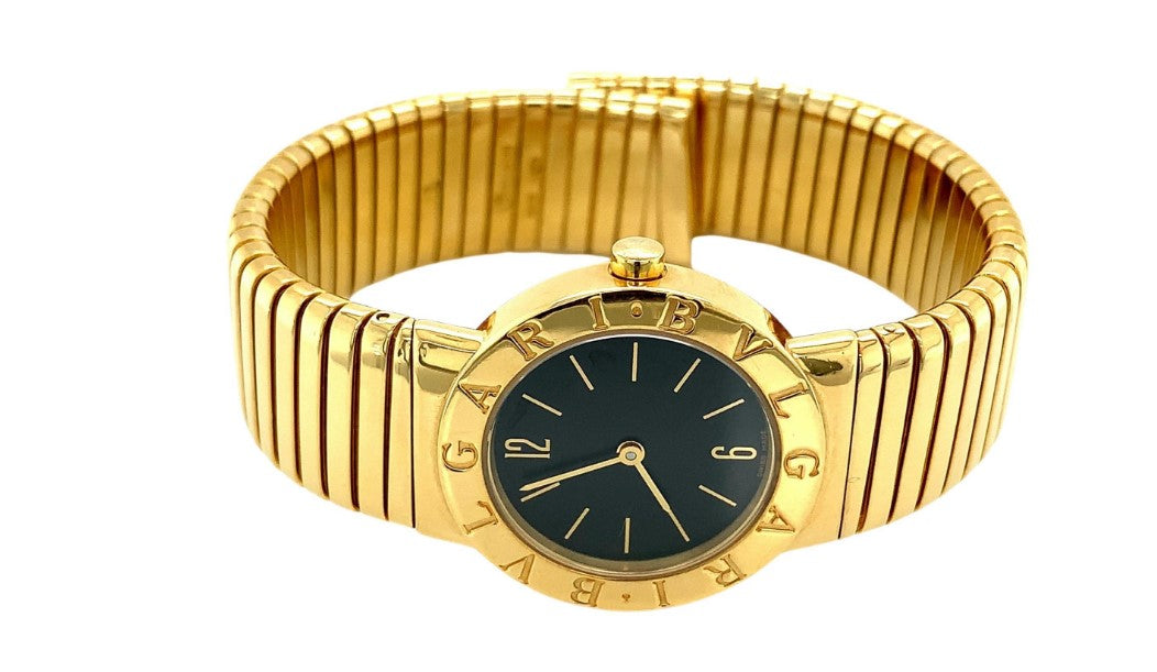 Bvlgari Vintage 83.00 Grams 18 Karat Yellow Gold Wrist Watch