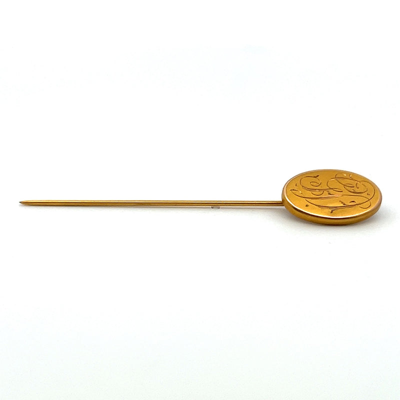 Antique 1.50 Grams 10 Karat Yellow Gold Pin