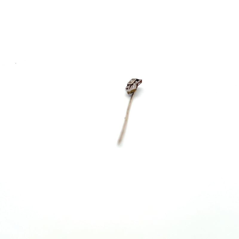 White Gold Pin