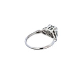 1.22 Carat Old European Cut J-I VS1-SI1 Diamond Platinum Engagement Ring