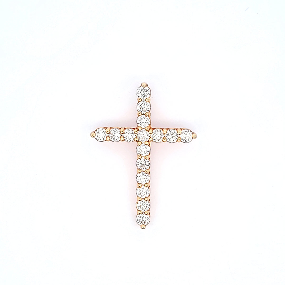 4.80 Carat Round Brilliant G VS1 Diamond 18 Karat Yellow Gold Pandent