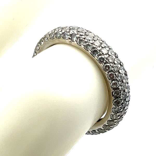 1.48 Carat Round Brilliant I VS2 Diamond Platinum Band Ring