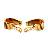 Bvlgari Vintage 37.20 Grams 18 Karat Yellow Gold Hoop Earrings