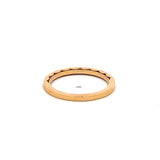 Tacori 0.17 Carat Round Brilliant G VS1 Diamond 18 Karat Rose Gold Band Ring