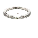 Tacori 0.35 Carat Round Brilliant Diamond 18K White Gold/Platinum Eternity Band Ring