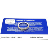 Tacori 0.45 Carat Round Brilliant Diamond 18K White Gold Half-Eternity Ring