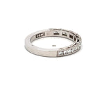 Tacori 0.45 Carat Round Brilliant Diamond 18K White Gold Half-Eternity Ring