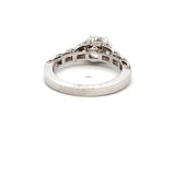 Tacori 0.62 Carat Round Brilliant G VS1 Diamond 18 Karat White Gold Semi Mount Ring