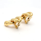 David Webb Vintage 18.50 Grams 18 Karat Yellow Gold Clip On Earrings