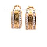 Tiffany & Co 1.15 Carat Round Diamond 18 Karat Yellow Gold Clip on Earrings