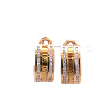 Tiffany & Co 1.15 Carat Round Diamond 18 Karat Yellow Gold Clip on Earrings