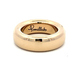 Pomellato Vintage 10.40 Grams 18 Karat Yellow Gold Band Ring