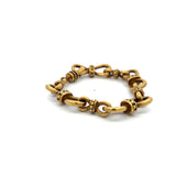 Vintage 60.20 Grams 18 Karat Yellow Gold Link Bracelet