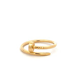 Cartier Vintage 3.70 Grams Size 55 18 Karat Yellow Gold Juste Un Clou Ring