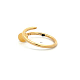 Cartier Vintage 3.70 Grams Size 55 18 Karat Yellow Gold Juste Un Clou Ring