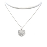 0.25 Carat Round Brilliant G SI1 Diamond 14 Karat White Gold Pendant Necklace