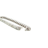 18.70 Carat Round Brilliant G Diamond 18 Karat White Gold Tennis Bracelet