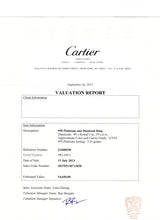 Cartier 0.39 Carat Round Brilliant G VS1 Diamond Platinum Band Ring